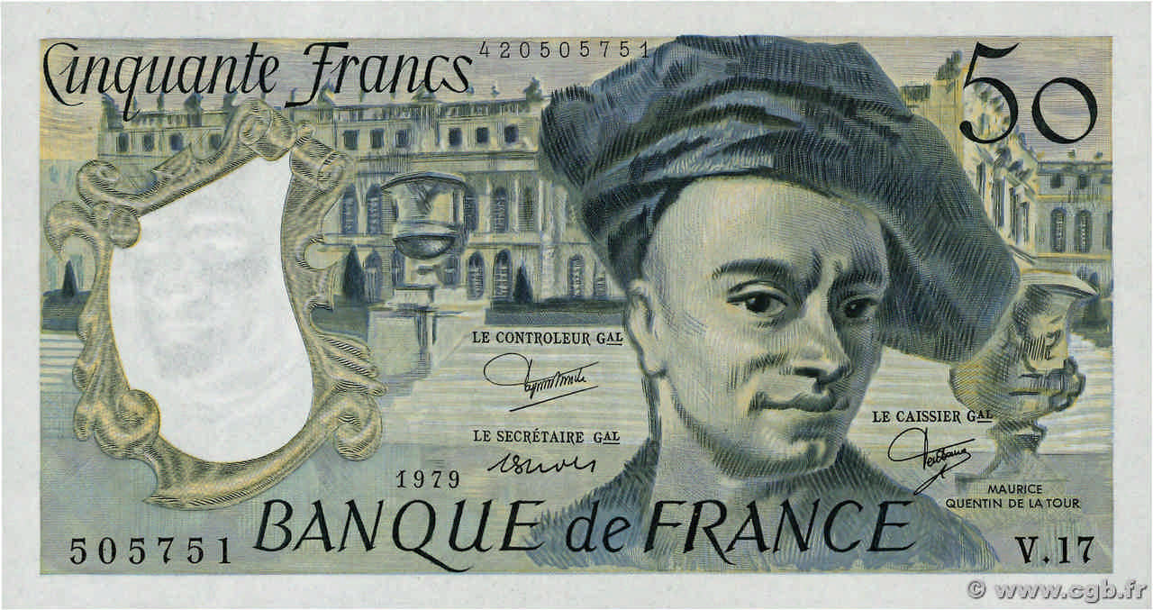 50 francs - Quentin de la Tour
