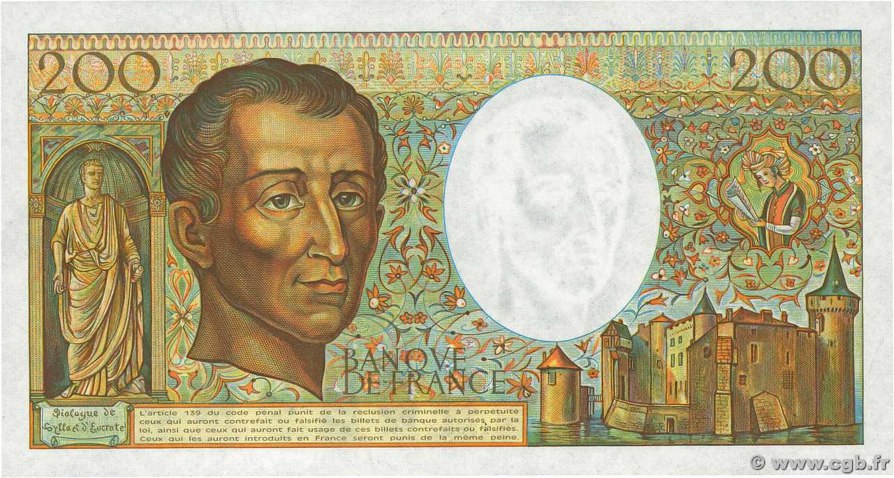 200 francs - Montesquieu
