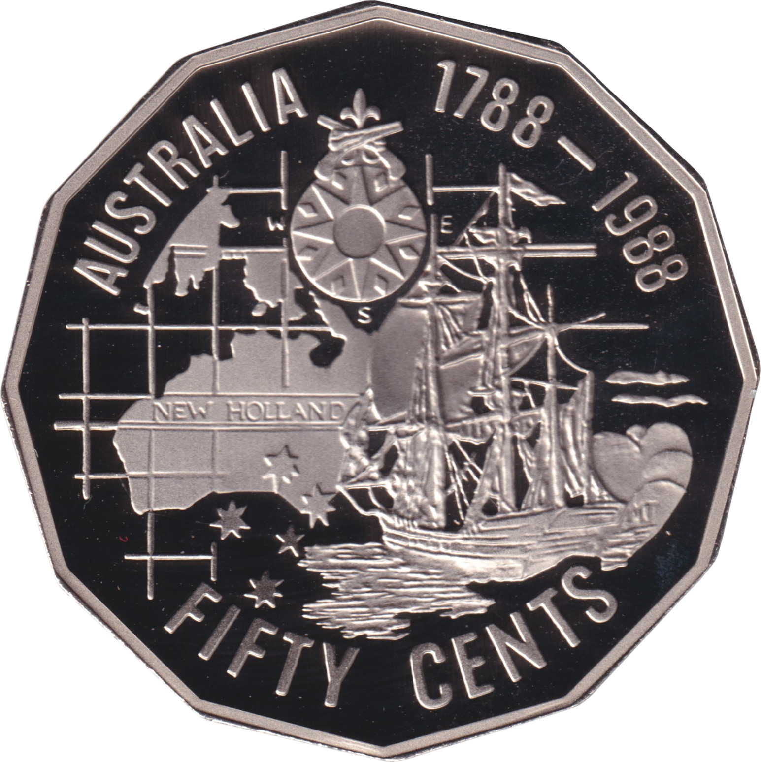 50 cents - Australie - 200 years