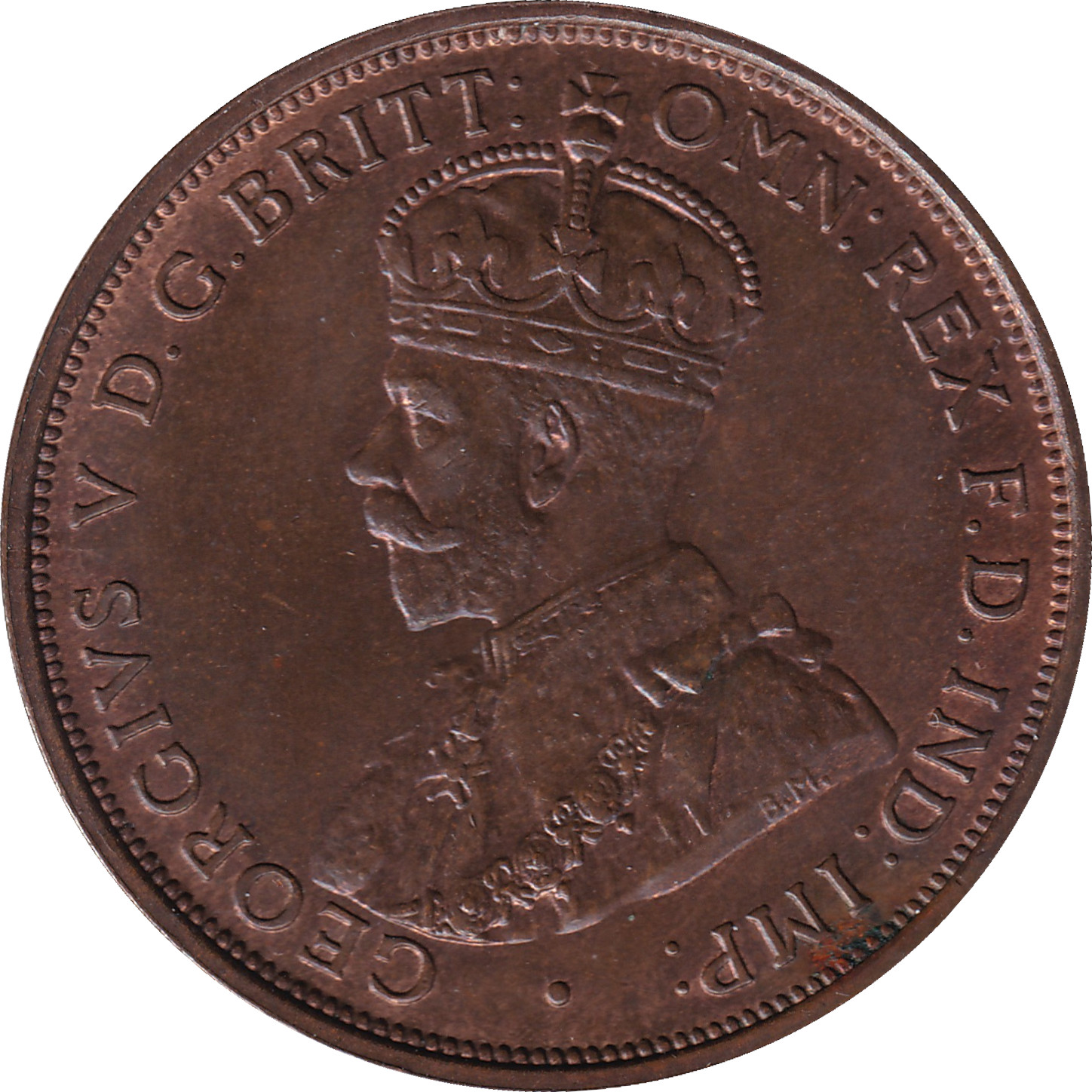 1/12 shilling - Georges V - Troisième blason