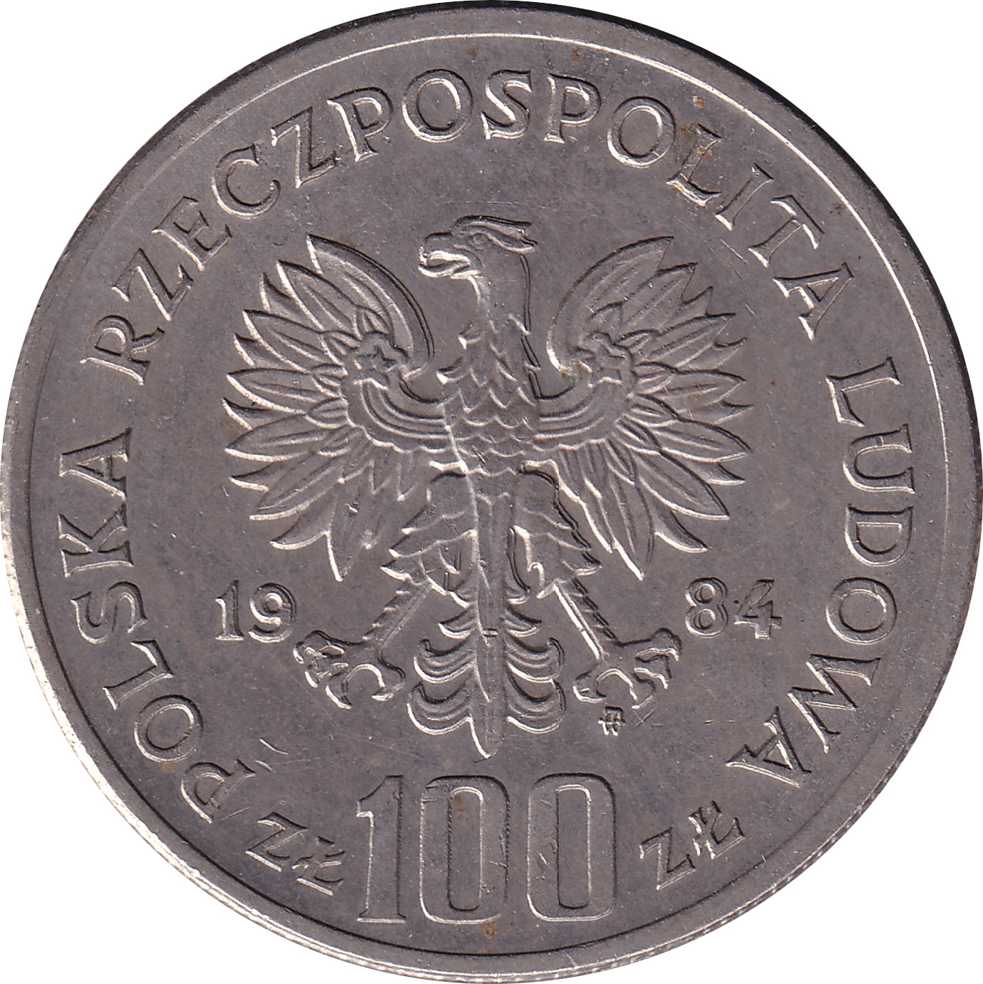100 zlotych - République - 40 ans