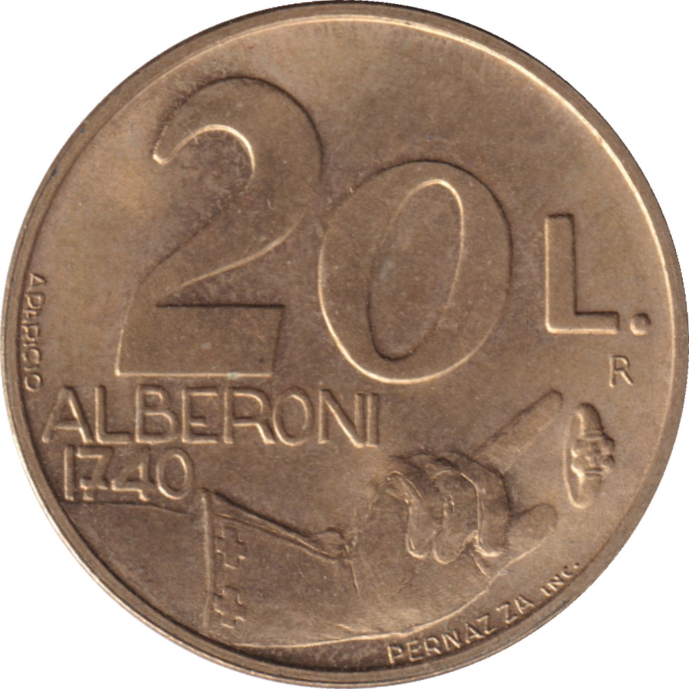 20 lire - Fondation - 1690 years - Type 2