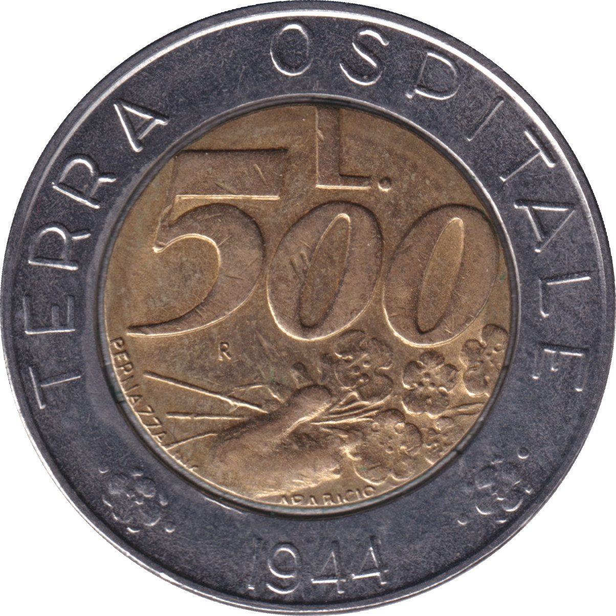 500 lire - Fondation - 1690 years - Type 2