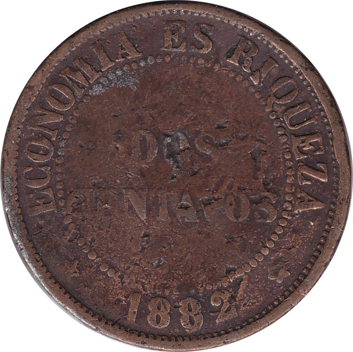 2 centavos - Liberty - Copper
