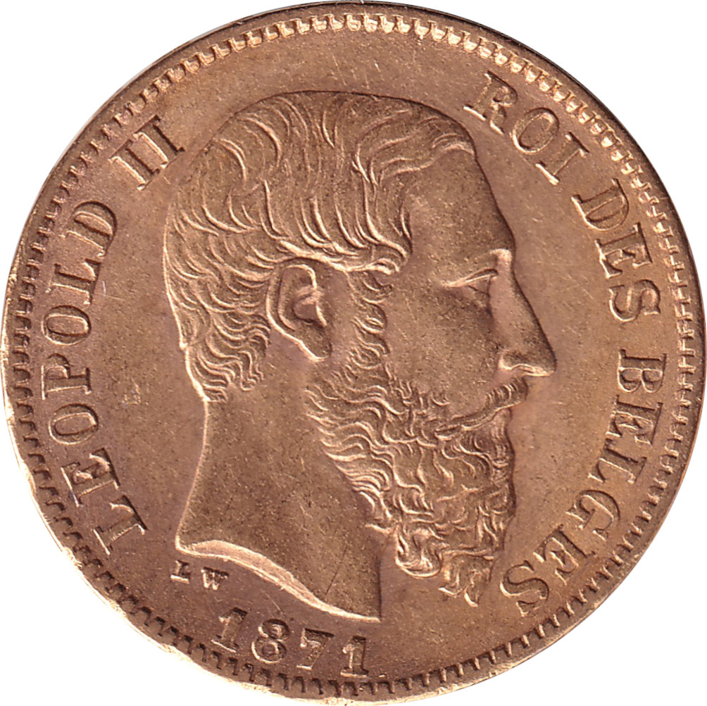 20 francs - Léopold II