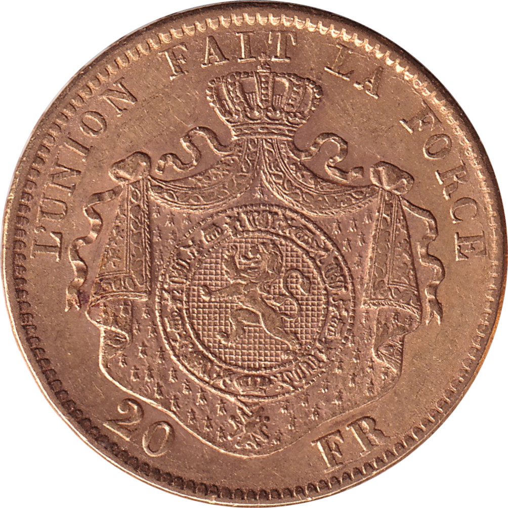 20 francs - Léopold II