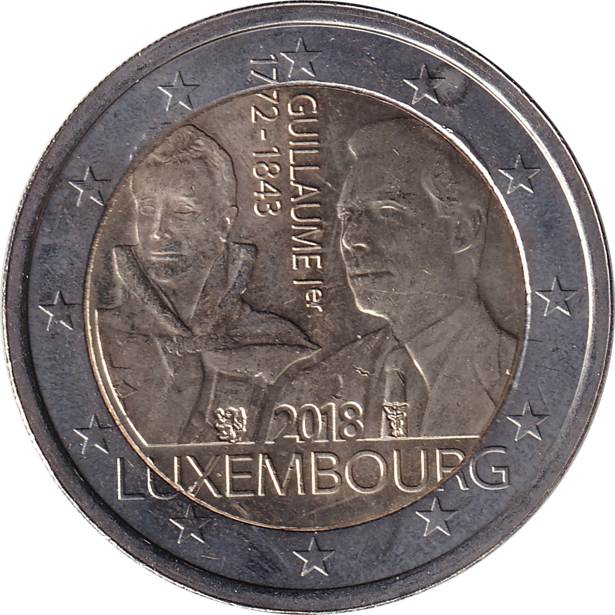 2 euro - Guillaume I