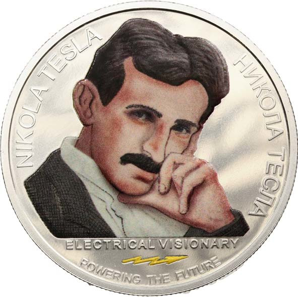 100 dinara - Nicolas Tesla - Alternateur