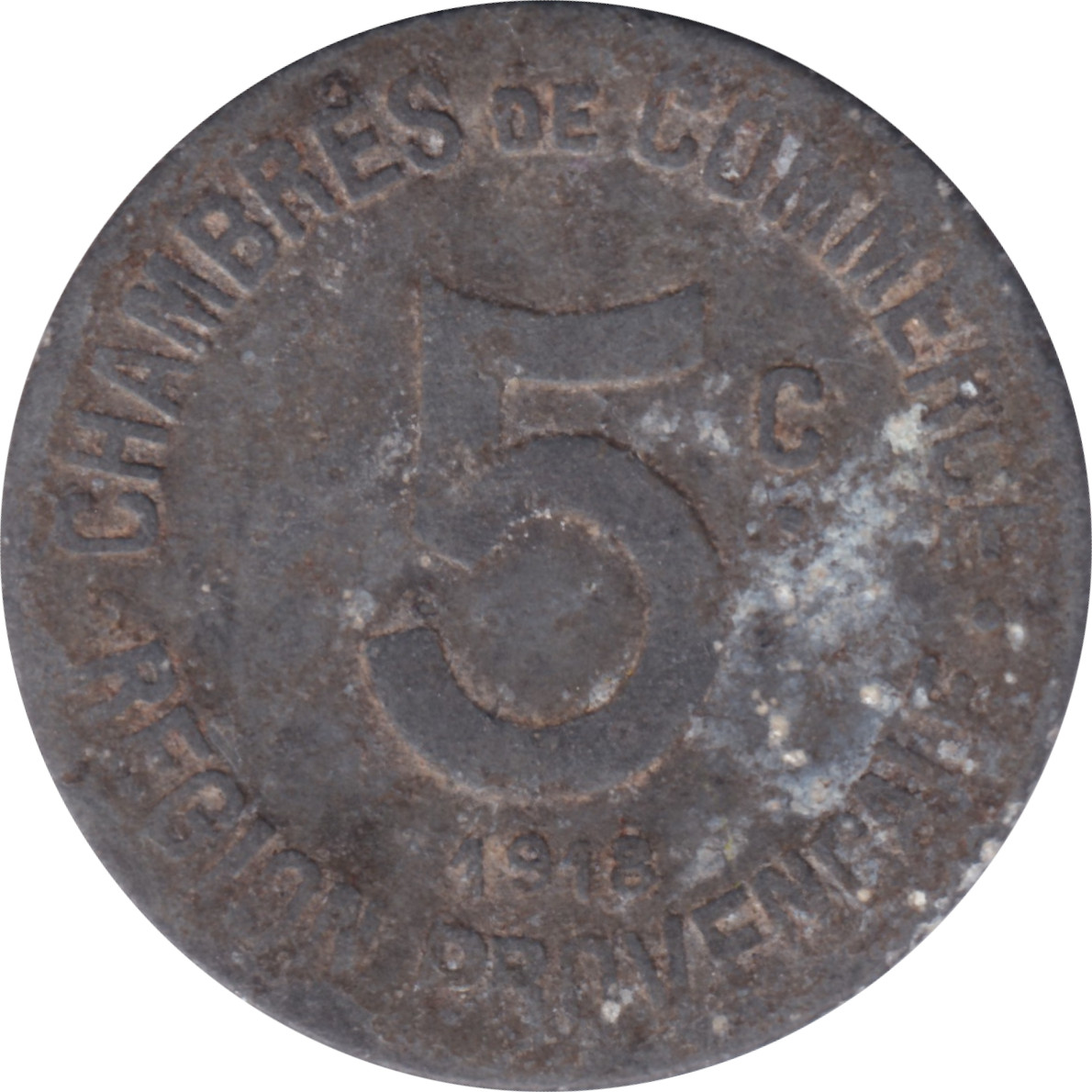 5 centimes - Région provençale - Type 1