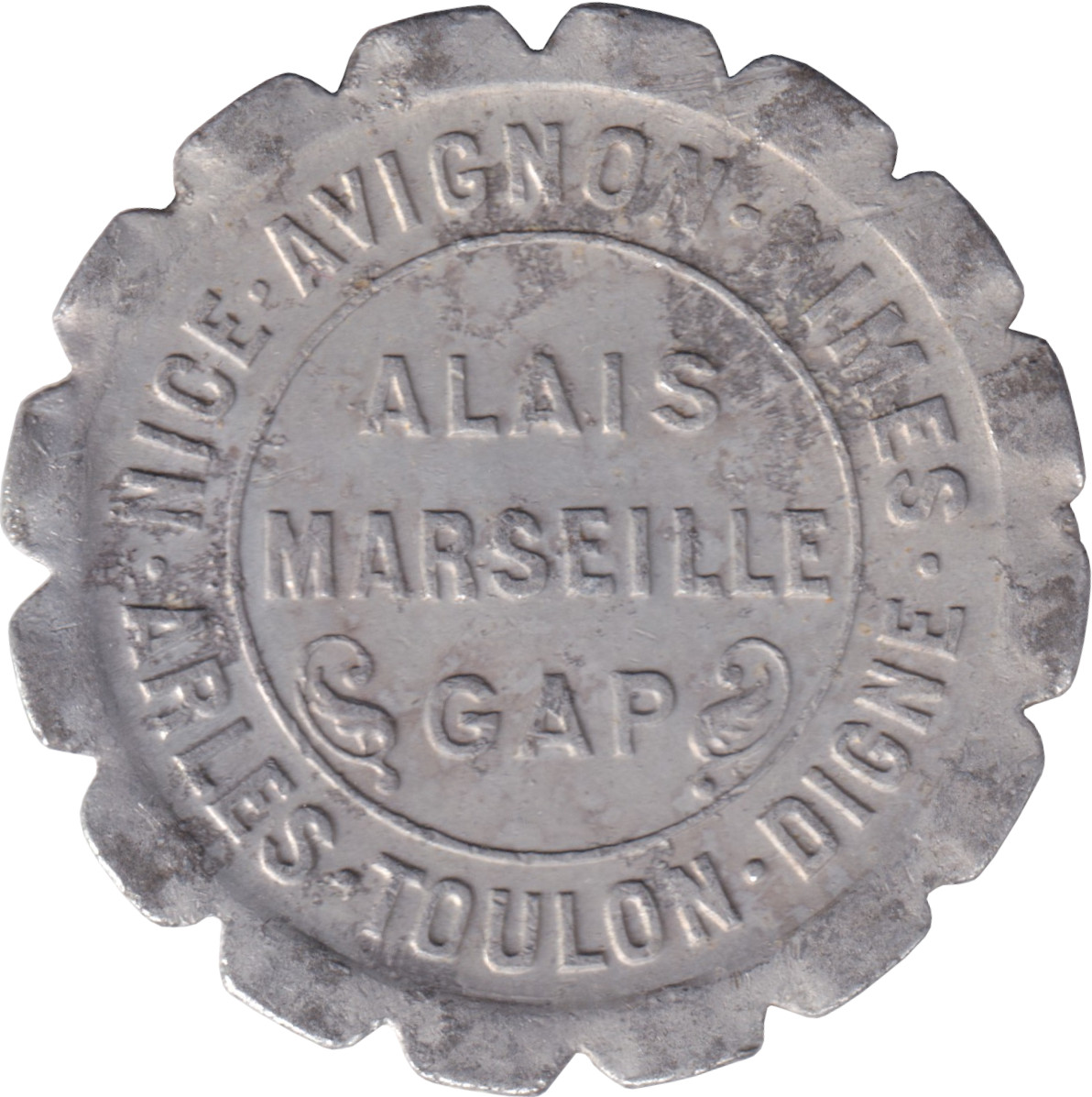 10 centimes - Région provençale - Type 2