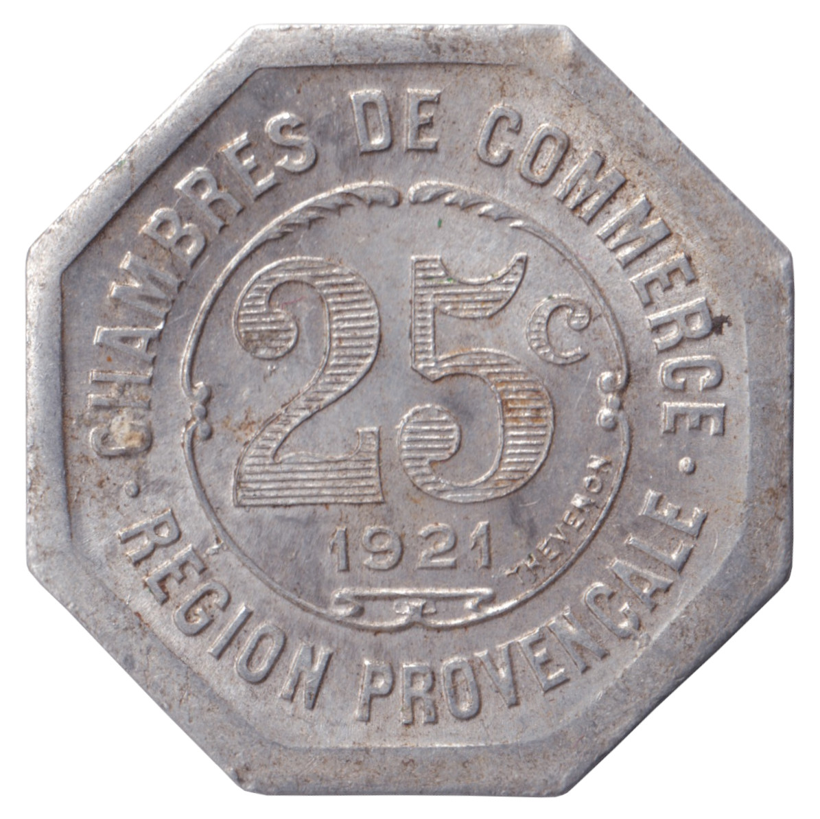 25 centimes - Région provençale - Type 2