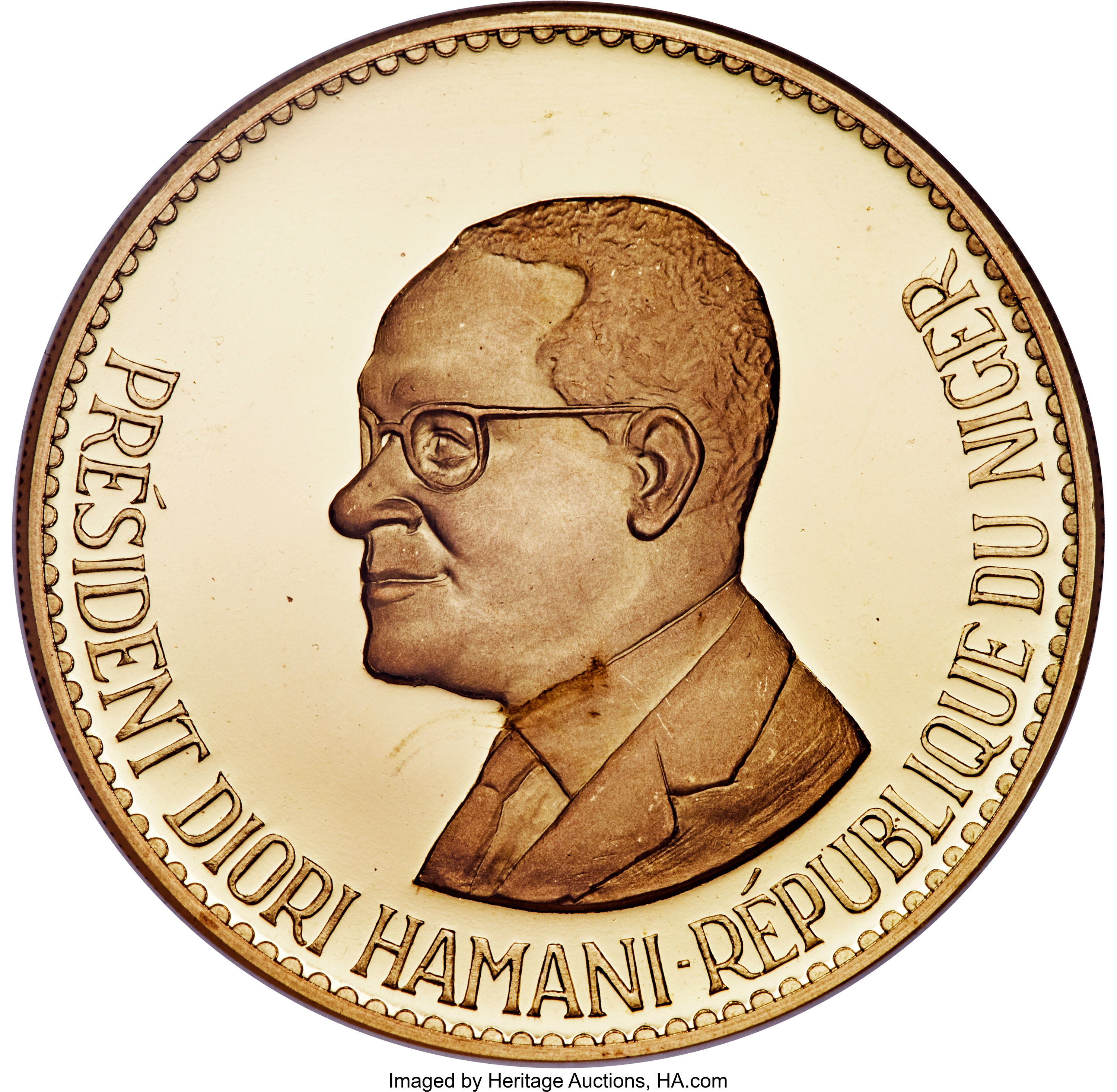 100 francs - Président Diori Harmani