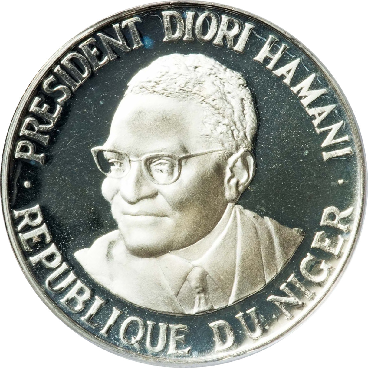 1000 francs - Président Diori Harmani