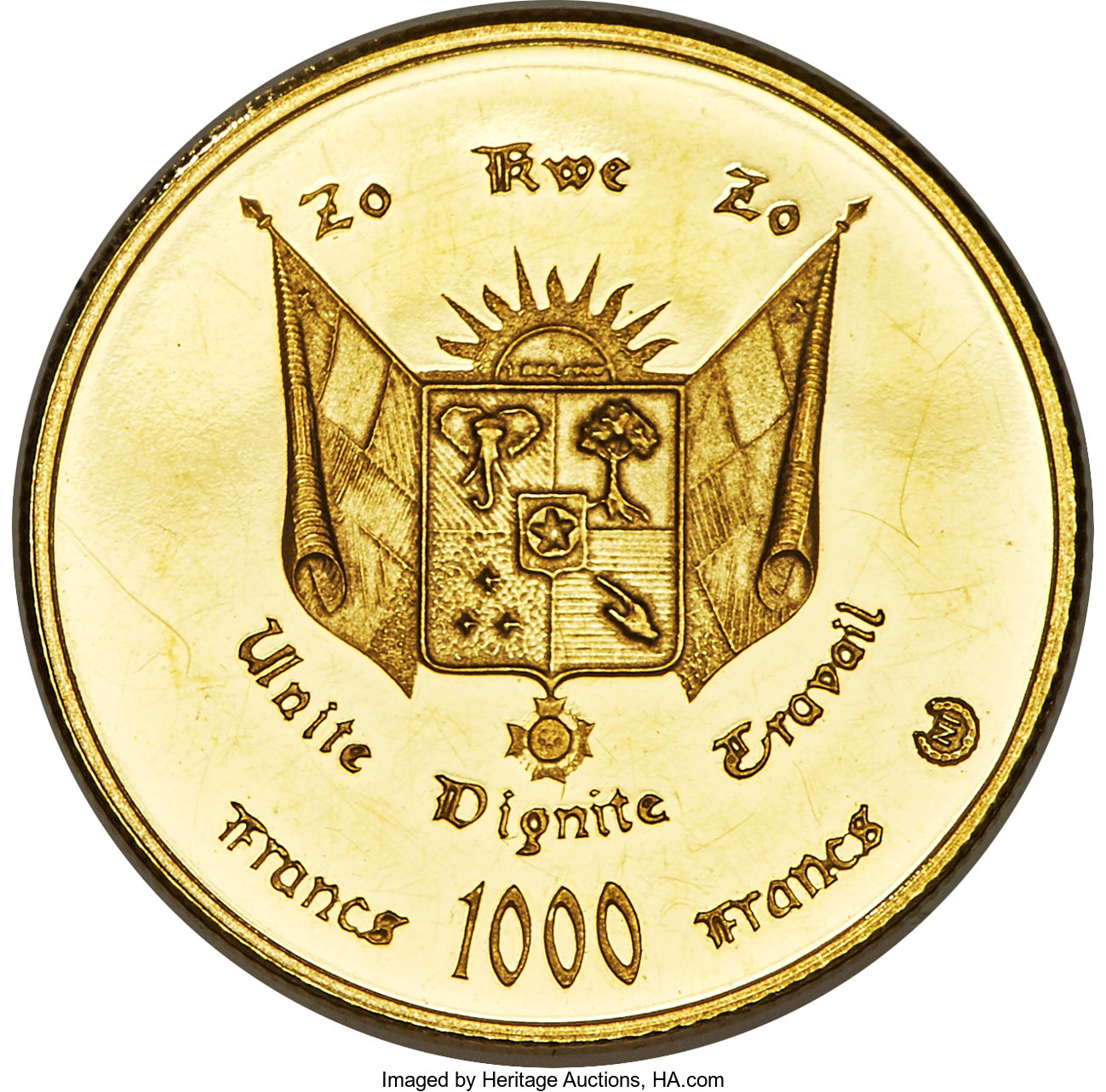 1000 francs - Indépendance - 10 years