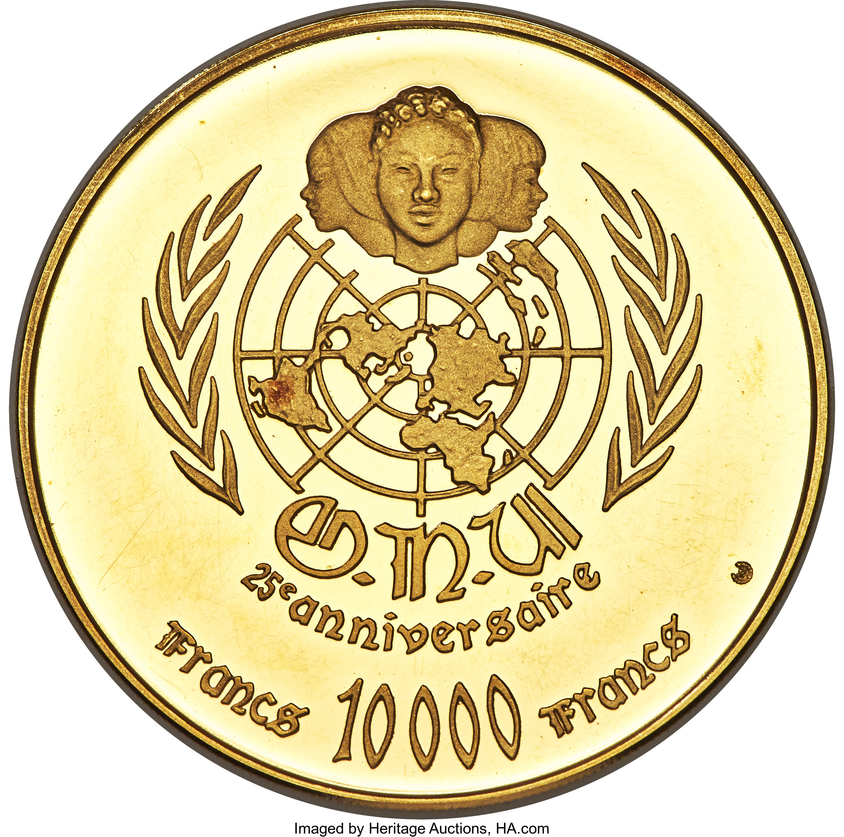 10000 francs - Indépendance - 10 ans