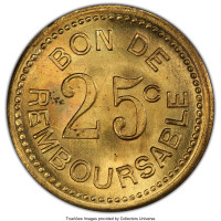 25 centimes - French Colony